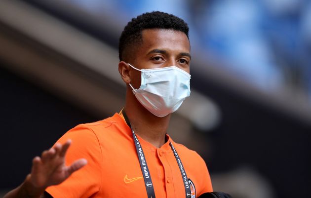 GELSENKIRCHEN, GERMANY - AUGUST 10: Lazio bound Marcos Antonio of Shakhtar Donetsk during a training session ahead of their UEFA Europa League Quarter Final match against FC Basel at Veltins-Arena on August 10, 2020 in Gelsenkirchen, Germany. (Photo by Lars Baron/Getty Images)