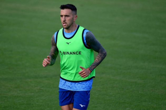 ROME, ITALY - AUGUST 02: Matias Vecino of SS Lazio during the training sessionat Formello sport centre on August 02, 2022 in Rome, Italy. (Photo by Marco Rosi - SS Lazio/Getty Images)