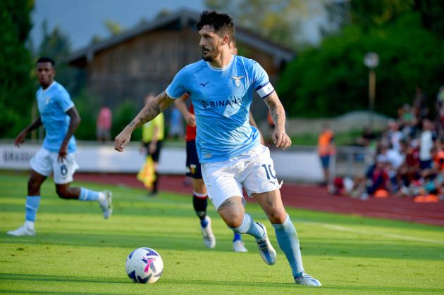 GRASSAU, GERMANY - JULY 27: Luis Alberto of SS Lazio in action during the SS Lazio v Genoa CFC pre season friendly match on July 27, 2022 in Grassau, Germany. (Photo by Marco Rosi - SS Lazio/Getty Images)