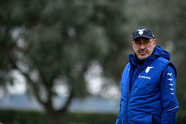 ROME, ITALY - DECEMBER 02: SS Lazio head coach Maurizio Sarri during the SS Lazio training session at the formello sport centre on December 02, 2022 in Rome, Italy. (Photo by Marco Rosi - SS Lazio/Getty Images)