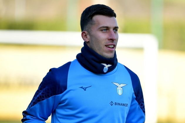 ROME, ITALY - JANUARY 26: Nicolò Casale of SS Lazio during the SS Lazio training session at the Formello sport centre on January 26, 2023 in Rome, Italy. (Photo by Marco Rosi - SS Lazio/Getty Images)