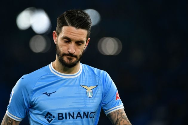 ROME, ITALY - JANUARY 29: Luis Alberto of SS Lazio reacts during the Serie A match between SS Lazio and ACF Fiorentina at Stadio Olimpico on January 29, 2023 in Rome, Italy. (Photo by Marco Rosi - SS Lazio/Getty Images)