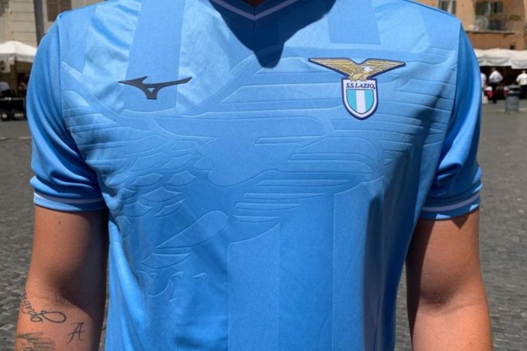 See Lazio Unveil 202324 Home & Away Kits The Laziali
