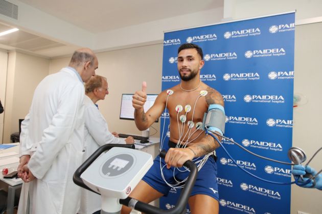 ROME, ITALY - JULY 17: SS Lazio new signing Valentin Castellanos attends the medical test at the Paideia Hospital for on July 17, 2023 in Rome, Italy. (Photo by Paolo Bruno/Getty Images)