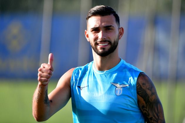 ROME, ITALY - AUGUST 09: Valentin Castellanos of SS Lazio during the SS Lazio training session at Formello Training Center on August 09, 2023 in Rome, Italy. (Photo by Marco Rosi - SS Lazio/Getty Images)
