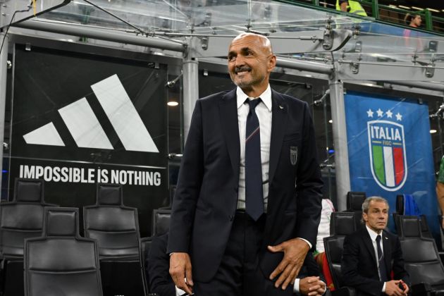 MILAN, ITALY - SEPTEMBER 12: Head coach Italy Luciano Spalletti looks on during the UEFA EURO 2024 European qualifier match between Italy and Ukraine at Stadio San Siro on September 12, 2023 in Milan, Italy. (Photo by Claudio Villa/Getty Images)