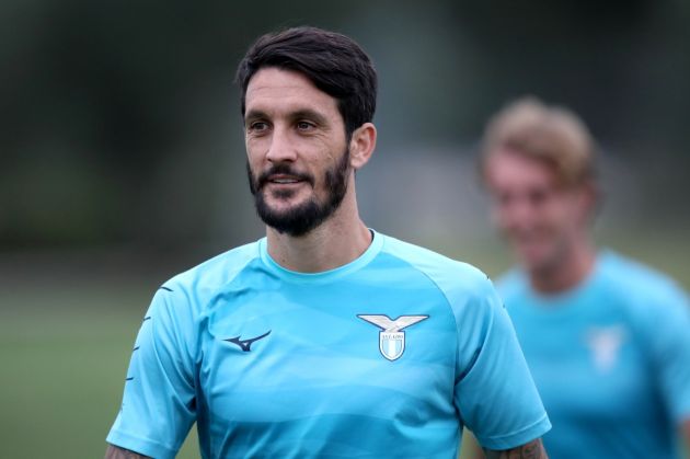 ROME, ITALY - SEPTEMBER 18: Luis Alberto of SS Lazio during a training session, ahead of their UEFA Champions League group stage match against Atletico Madrid, at Formello sports centre on September 18, 2023 in Rome, Italy. (Photo by Paolo Bruno/Getty Images)