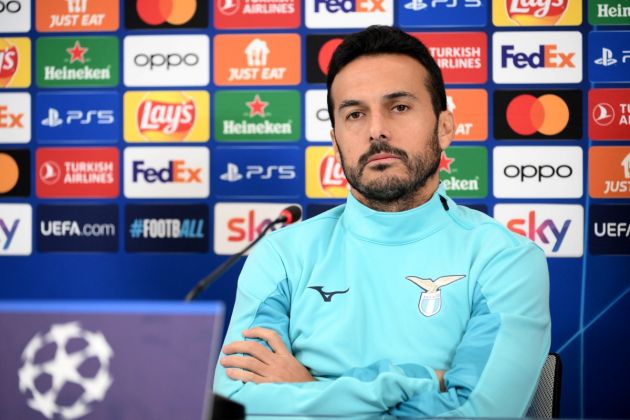 ROME, ITALY - NOVEMBER 27: Pedro Rodriguez of SS Lazio attends during the press conference, ahead of their UEFA Champions League group E match against SS Lazio and Celtic, at Formello sport centre the press conference at Stadio Olimpico on November 27, 2023 in Rome, Italy. (Photo by Marco Rosi - SS Lazio/Getty Images)