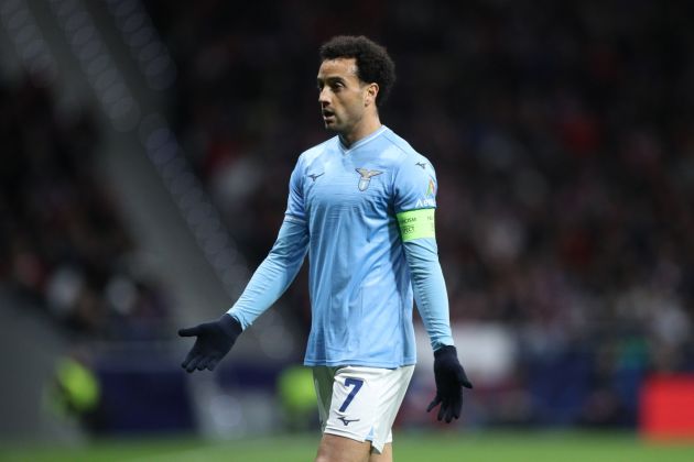 MADRID, SPAIN - DECEMBER 13: Felipe Anderson of SS Lazio reacts during the UEFA Champions League match between Atletico Madrid and SS Lazio at Civitas Metropolitano Stadium on December 13, 2023 in Madrid, Spain. (Photo by Gonzalo Arroyo Moreno/Getty Images)