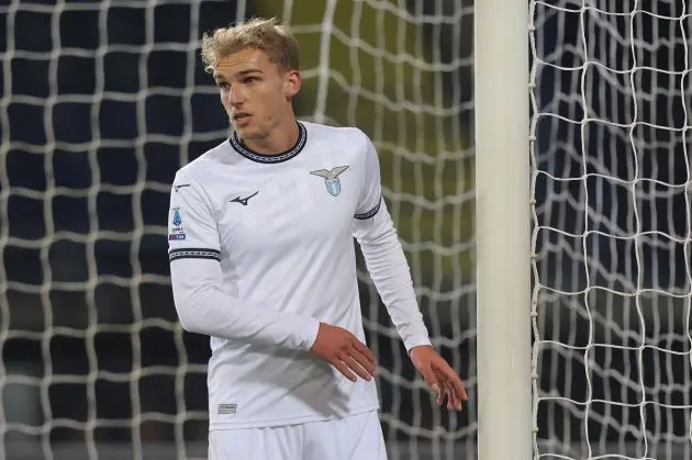 EMPOLI, ITALY - DECEMBER 22: Gustav Isaksen of SS Lazio looks on during the Serie A TIM match between Empoli FC and SS Lazio at Stadio Carlo Castellani on December 22, 2023 in Empoli, Italy. (Photo by Gabriele Maltinti/Getty Images)