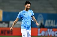 BERGAMO, ITALY - FEBRUARY 04: Luis Alberto of SS Lazio reacts during the Serie A TIM match between Atalanta BC and SS Lazio at Gewiss Stadium on February 04, 2024 in Bergamo, Italy. (Photo by Marco Rosi - SS Lazio/Getty Images)