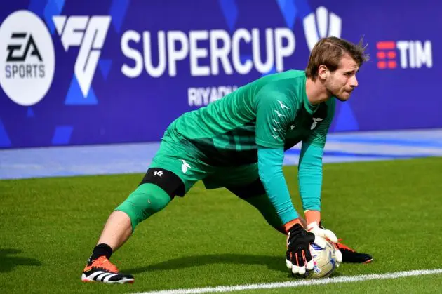 RIYADH, SAUDI ARABIA - JANUARY 18: Euro 2024 hopeful Ivan Provedel of SS Lazio during the SS Lazio training session at Prince Faisal Bin Fahad on January 18, 2024 in Riyadh, Saudi Arabia. (Photo by Marco Rosi - SS Lazio/Getty Images)