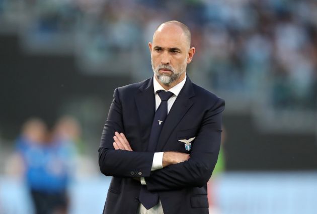 ROME, ITALY - MAY 26: Igor Tudor, Head Coach of SS Lazio, looks on prior to the Serie A TIM match between SS Lazio and US Sassuolo at Stadio Olimpico on May 26, 2024 in Rome, Italy. (Photo by Paolo Bruno/Getty Images)