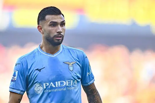 GENOA, ITALY - APRIL 19: Valentin Castellanos of Lazio looks on during the Serie A TIM match between Genoa CFC and SS Lazio at Stadio Luigi Ferraris on April 19, 2024 in Genoa, Italy. (Photo by Simone Arveda/Getty Images)