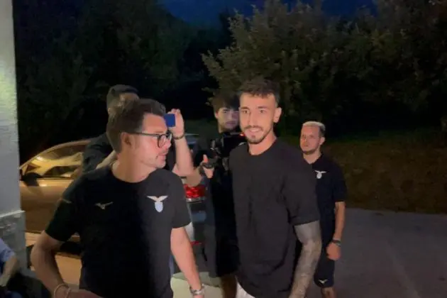 Gaetano Castrovilli arrives at Lazio camp, La Lazio Siamo Noi