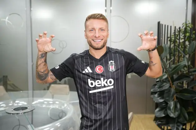 Ciro Immobile at Besiktas, source: https://x.com/Besiktas/status/1811886861666943000