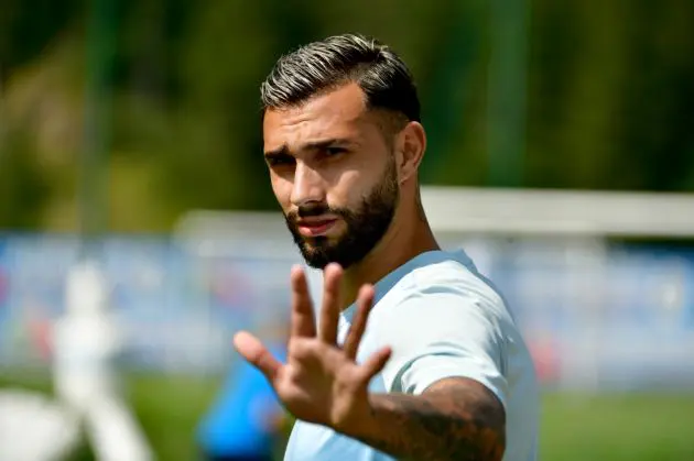 AURONZO DI CADORE, ITALY - JULY 18: Valentin Castellanos of SS Lazio during the SS Lazio training session on July 18, 2024 in Auronzo di Cadore, Italy. (Photo by Marco Rosi - SS Lazio/Getty Images)