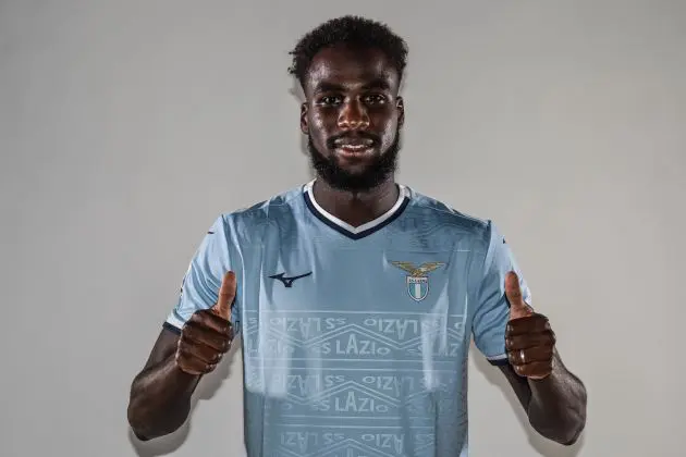 ROME, ITALY - AUGUST 16: SS Lazio new signing Boulaye Dia arrives on August 16, 2024 in Rome, Italy. (Photo by Marco Rosi - SS Lazio/Getty Images)