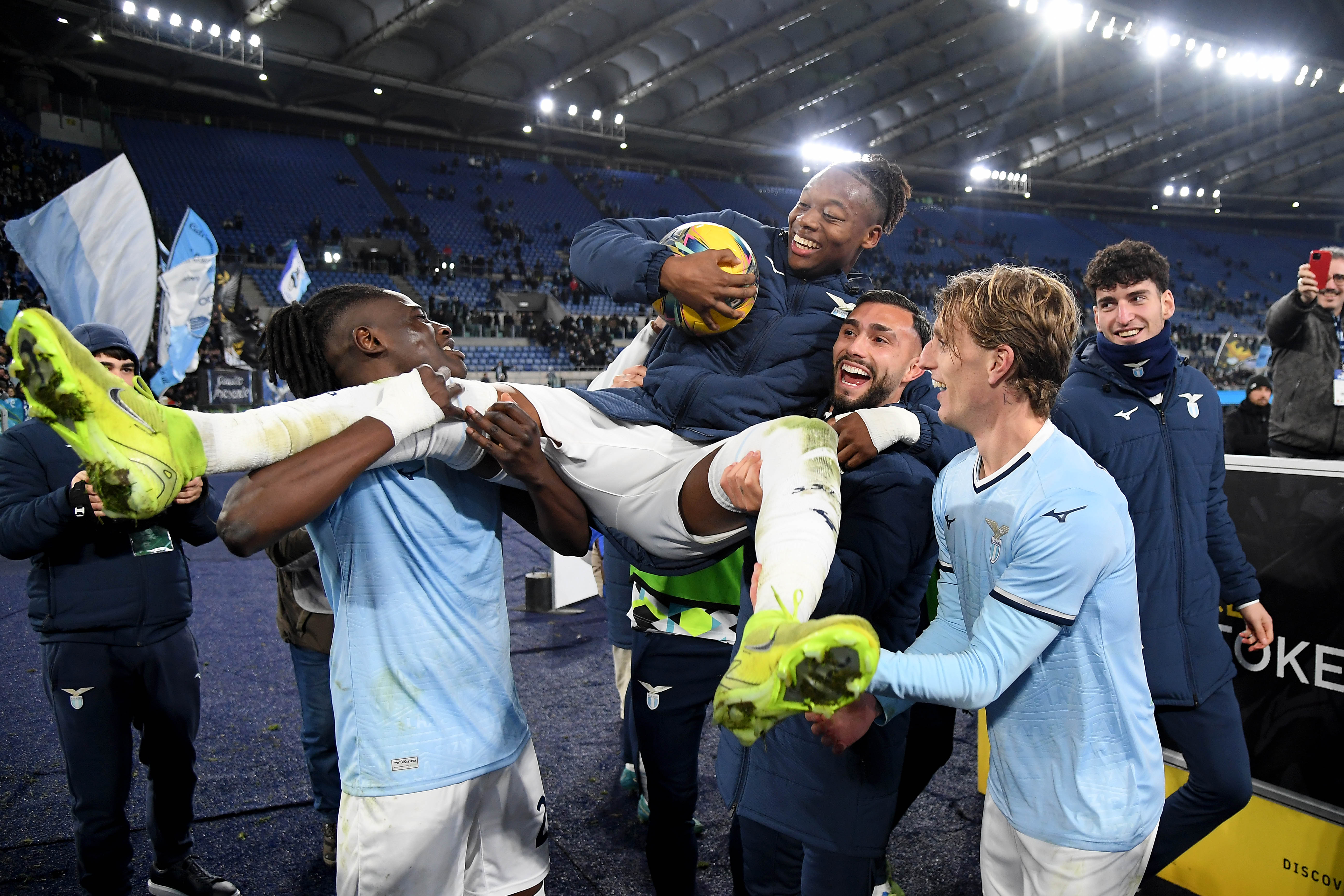 Tijjani Noslin’s Hattrick Stuns Napoli as Lazio Progress to Coppa