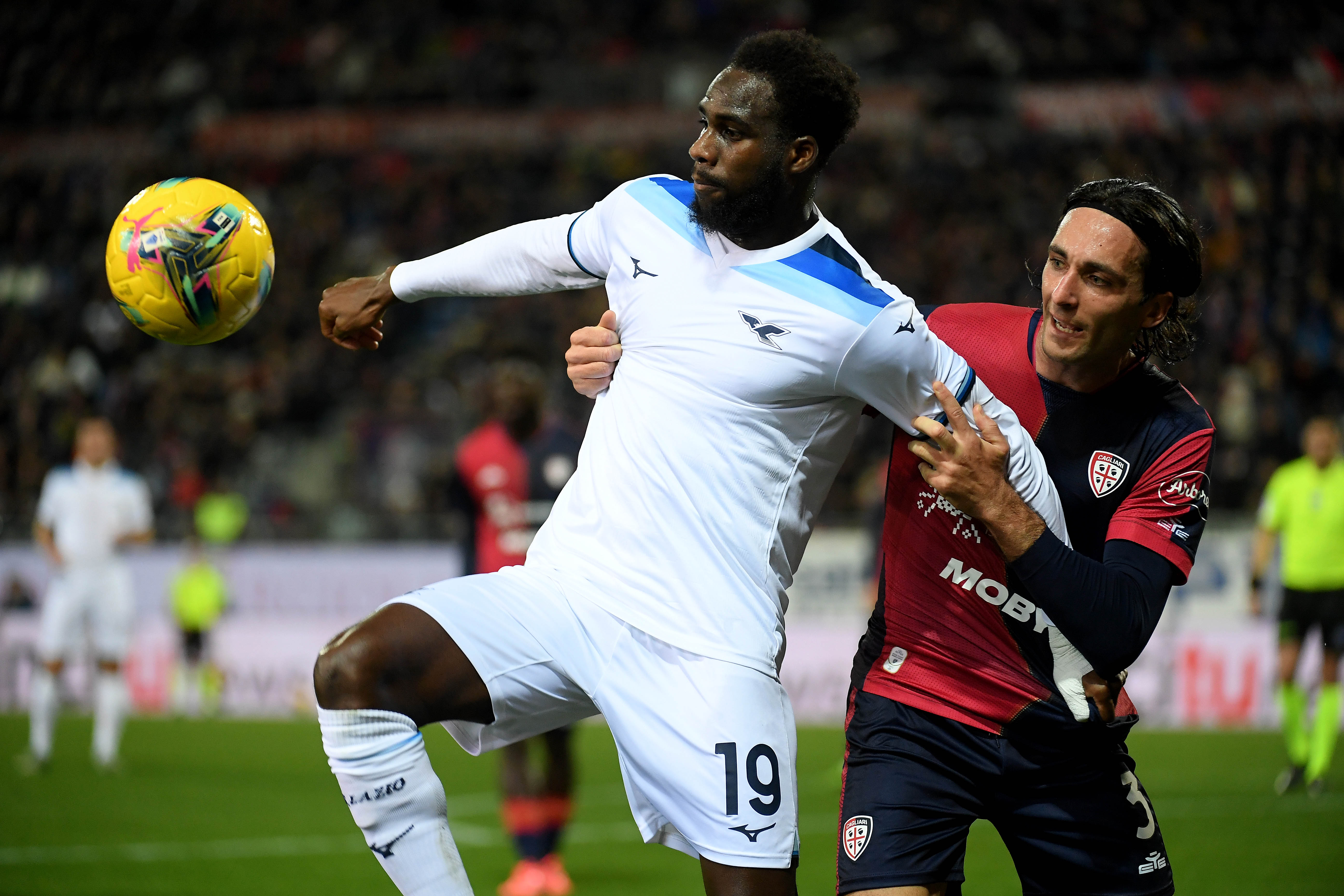 Boulaye Dia ont he pitch for Lazio