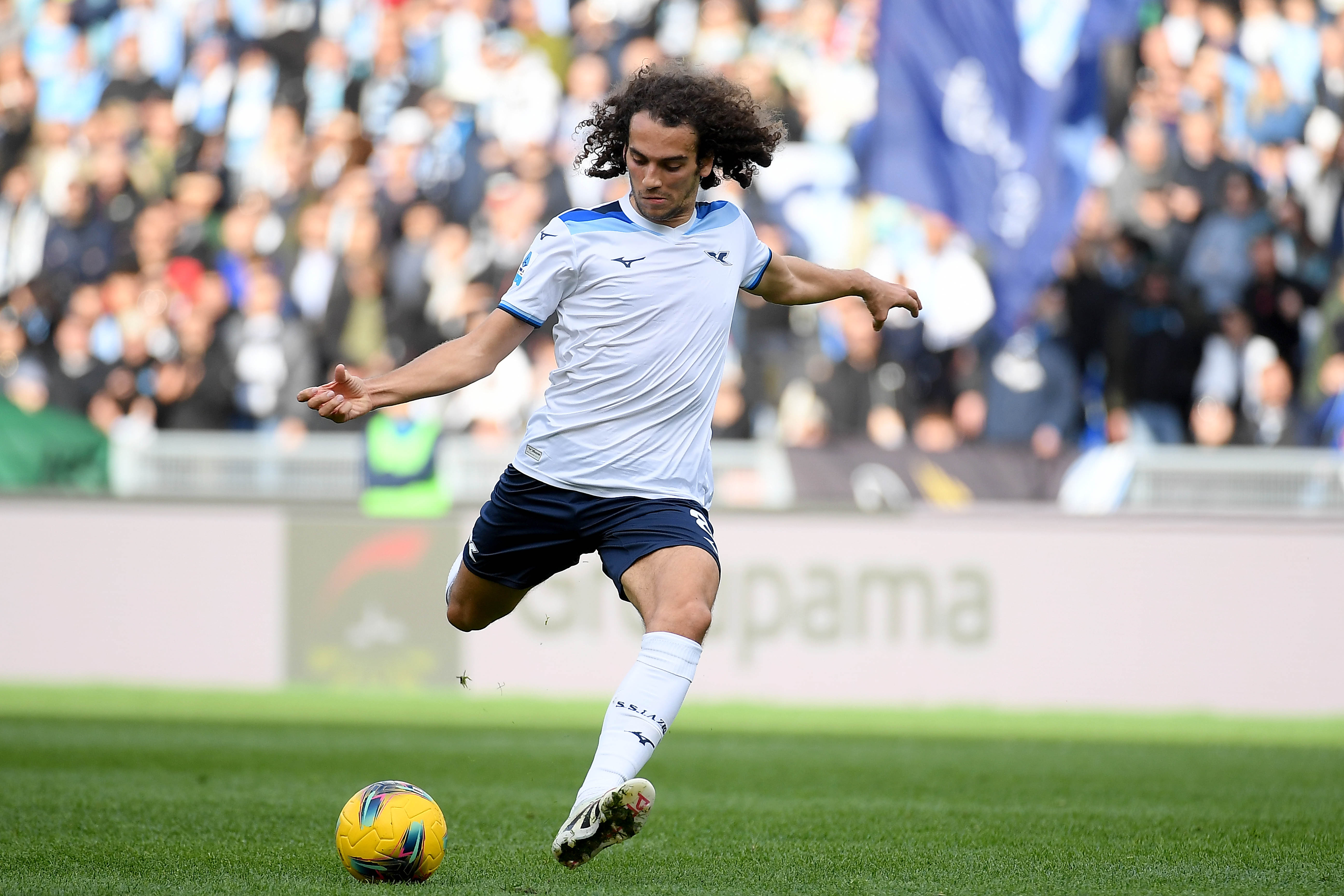 Matteo Guendouzi in action for Lazio