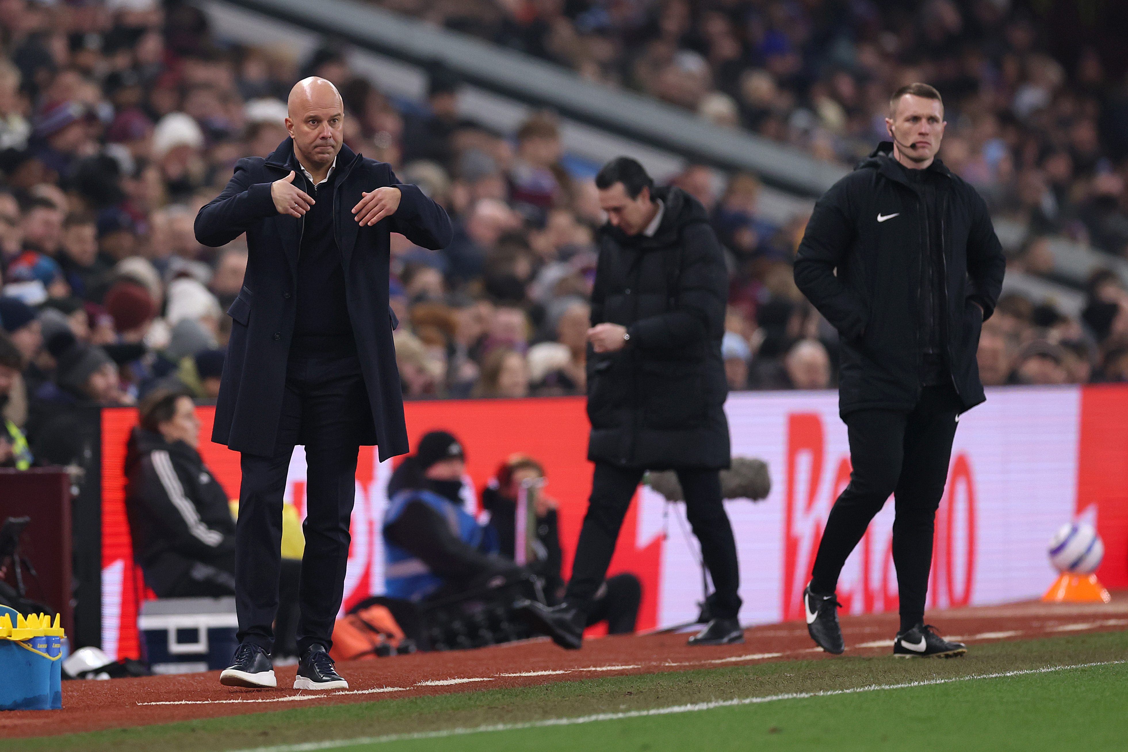 Unai Emery and Arne Slot