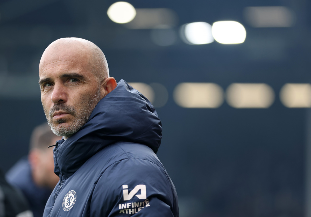 Enzo Maresca looking on