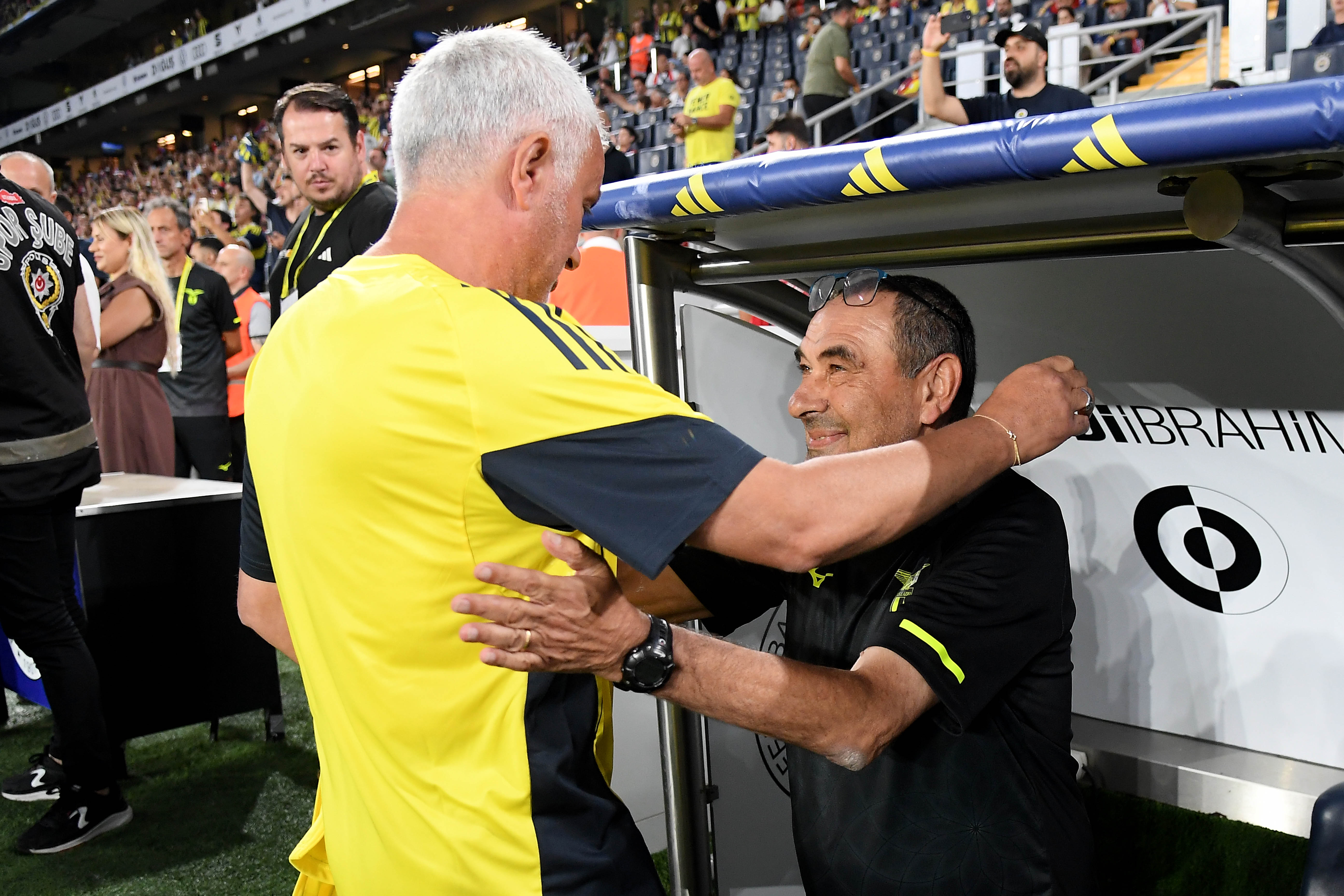 Jose Mourinho and Maurizio Sarri