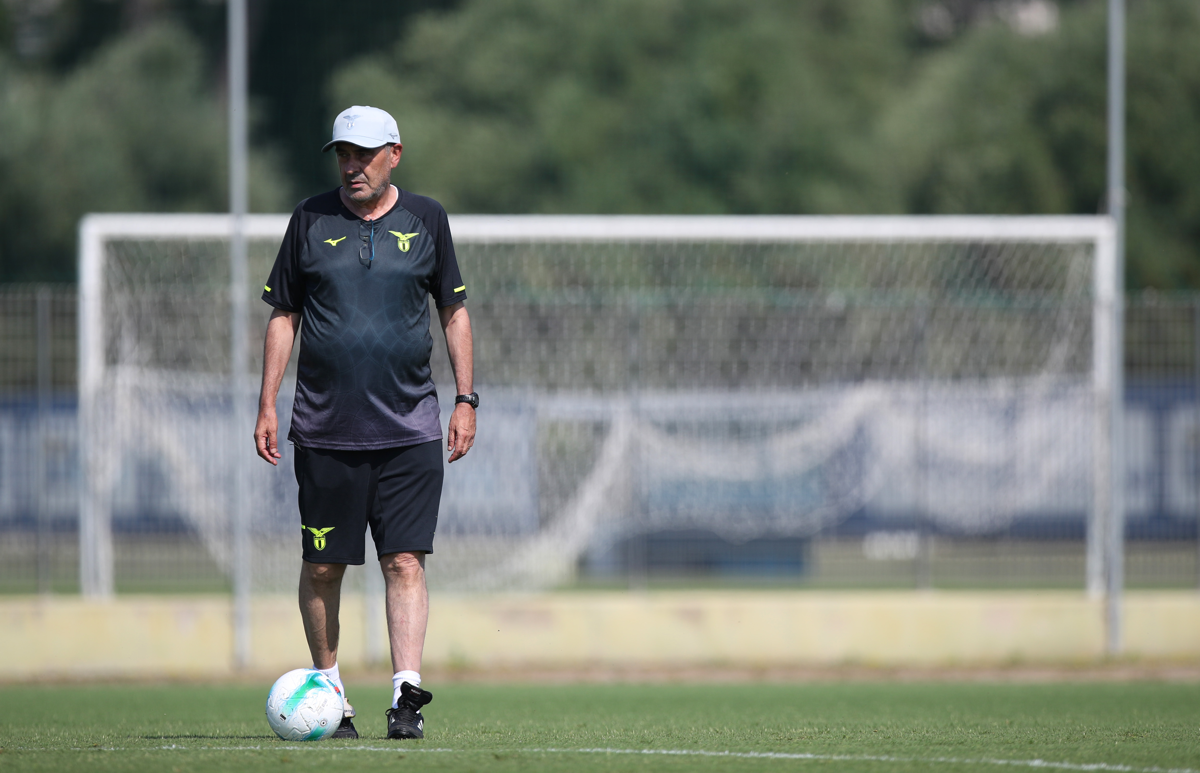 Maurizio Sarri in training