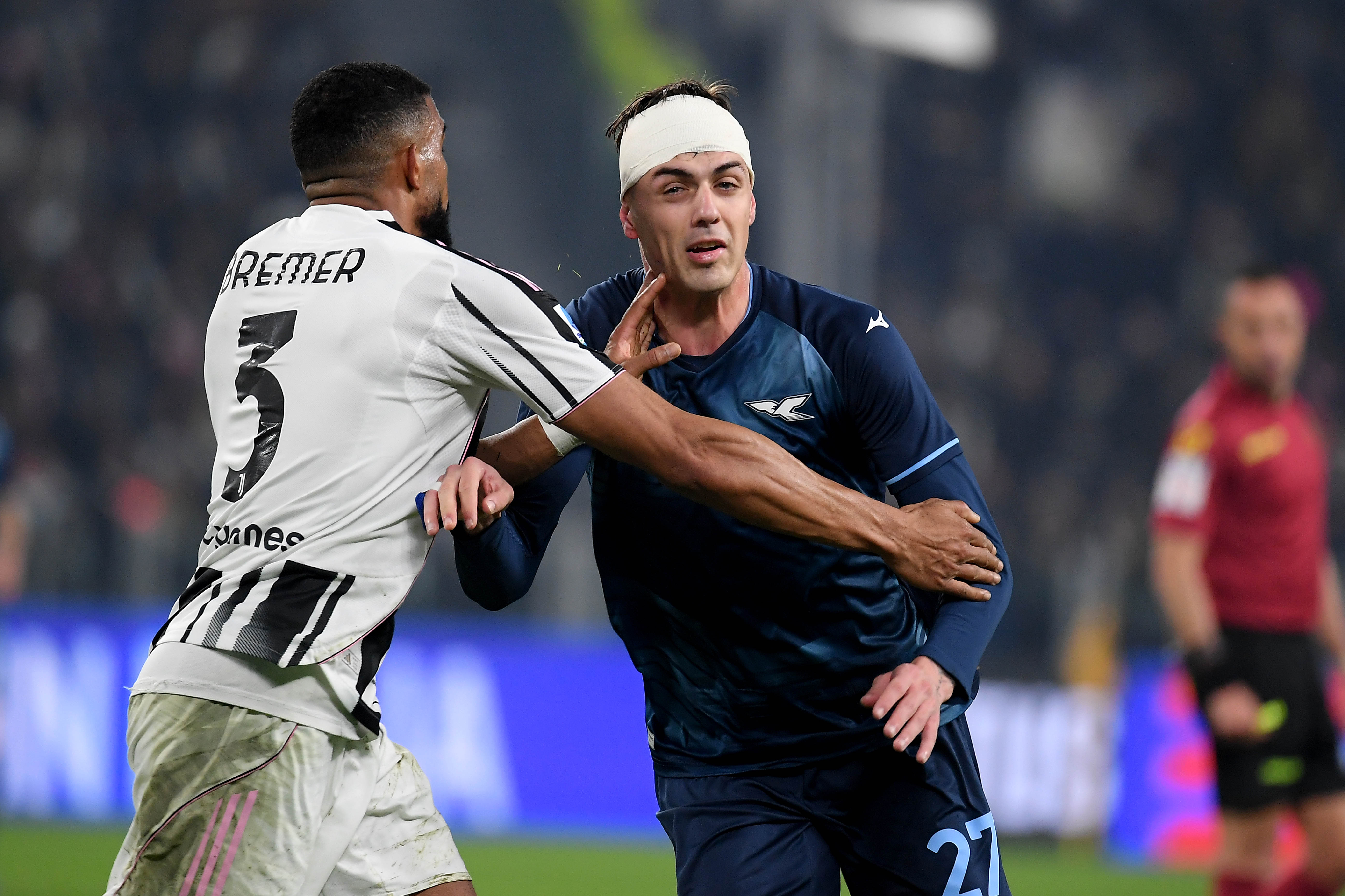 Daniel Maldini and Gleison Bremer