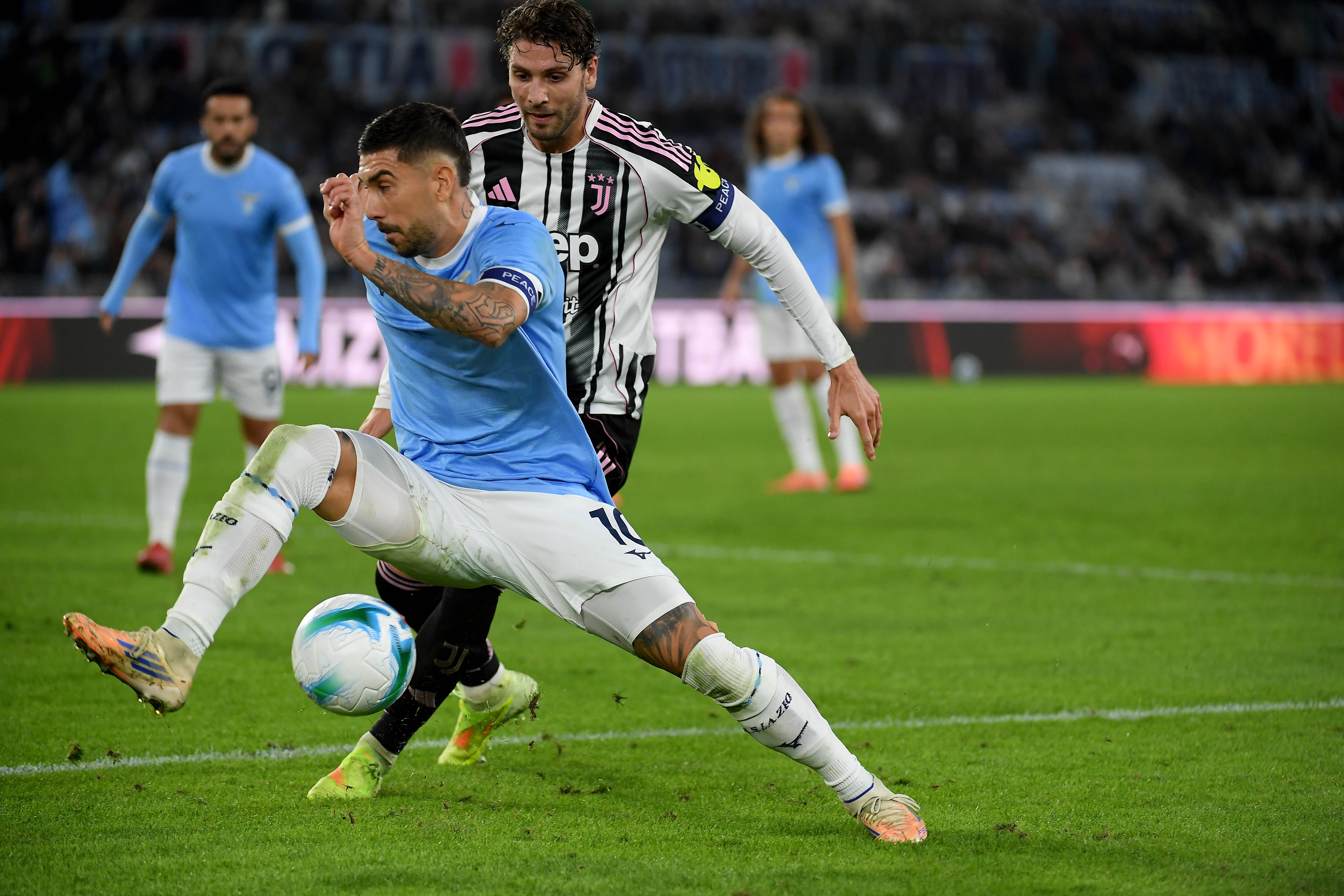 Mattia Zaccagni and Manuel Locatelli