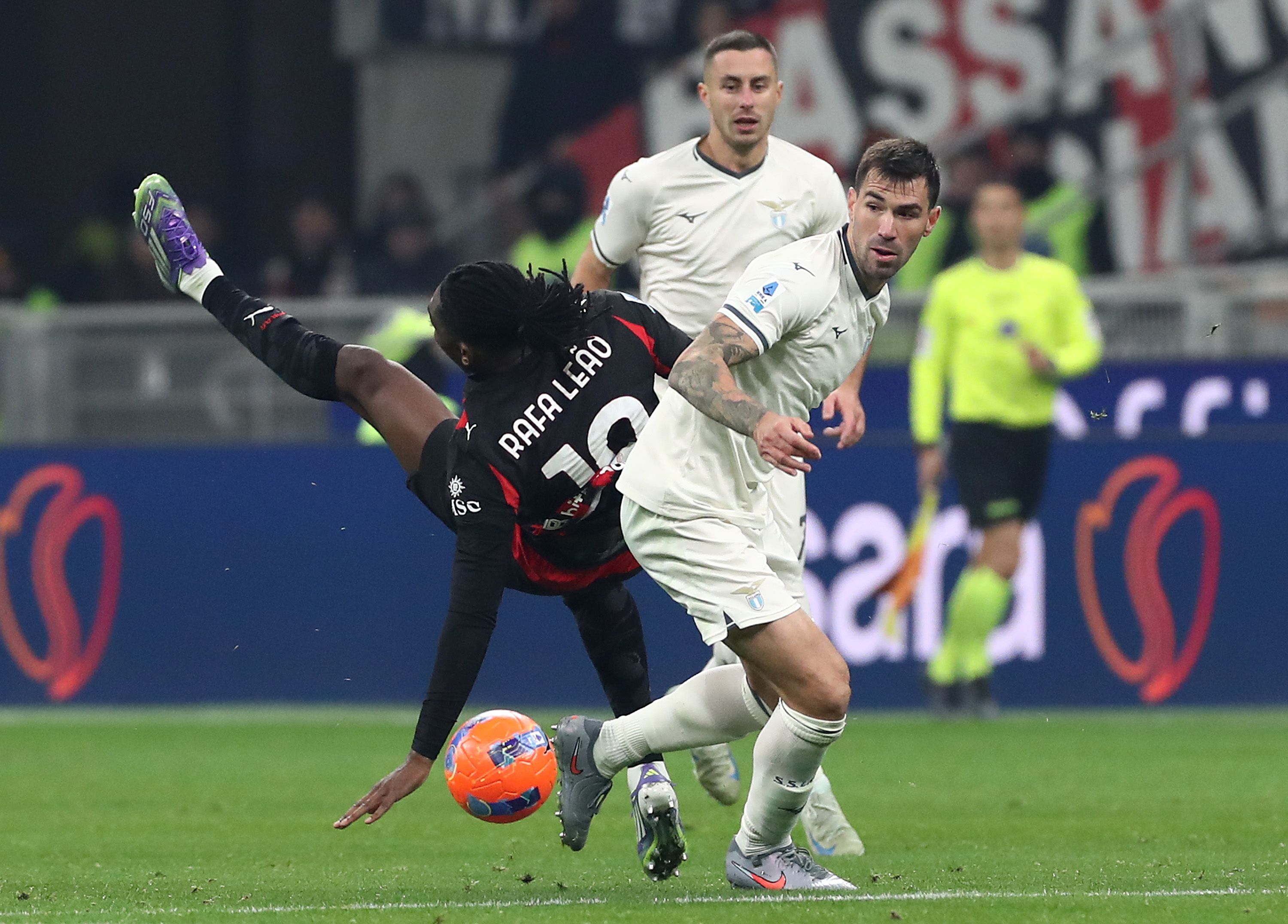Alessio Romagnoli and Rafael Leao