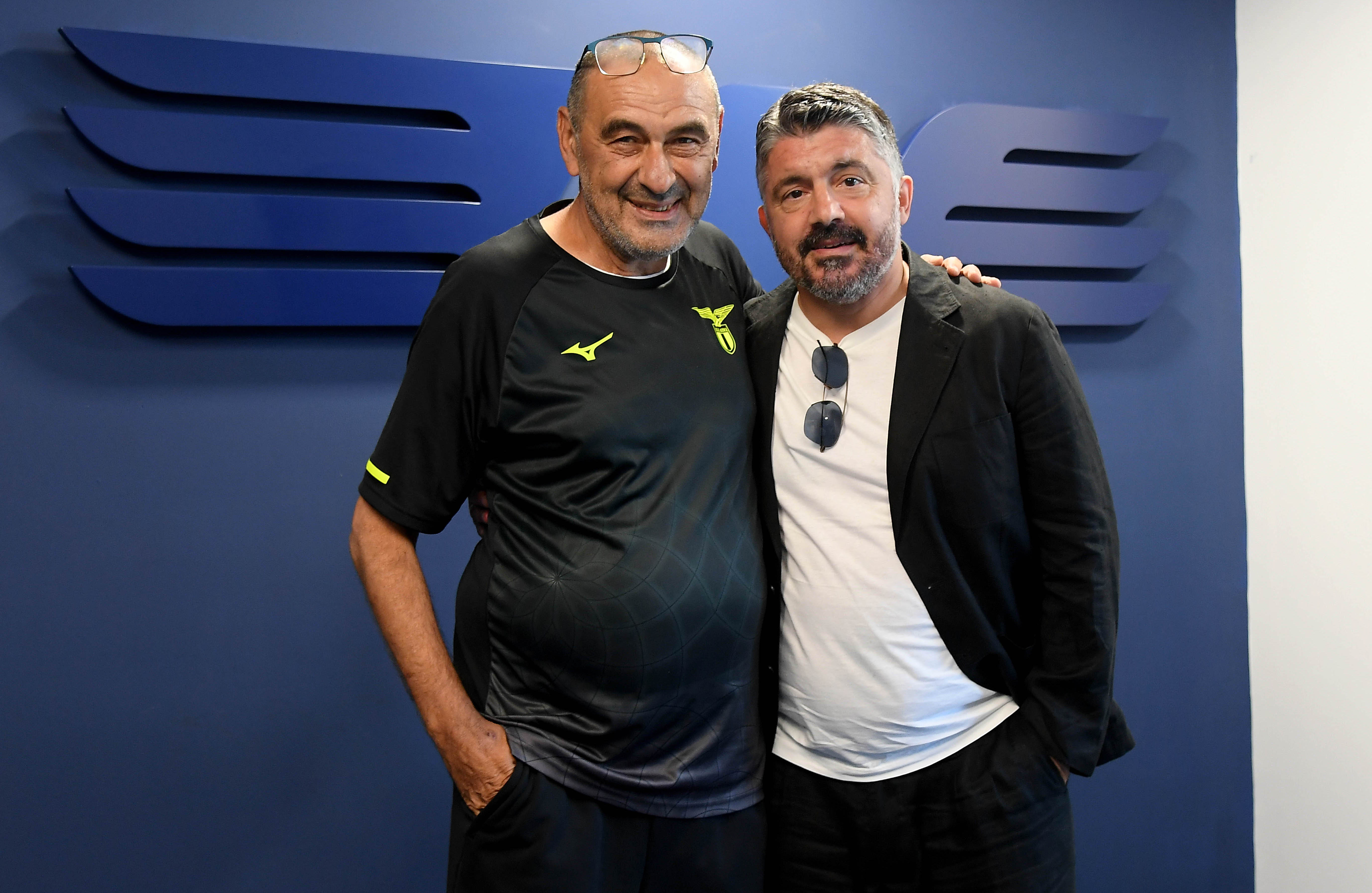 Gennaro Gattuso and Maurizio Sarri