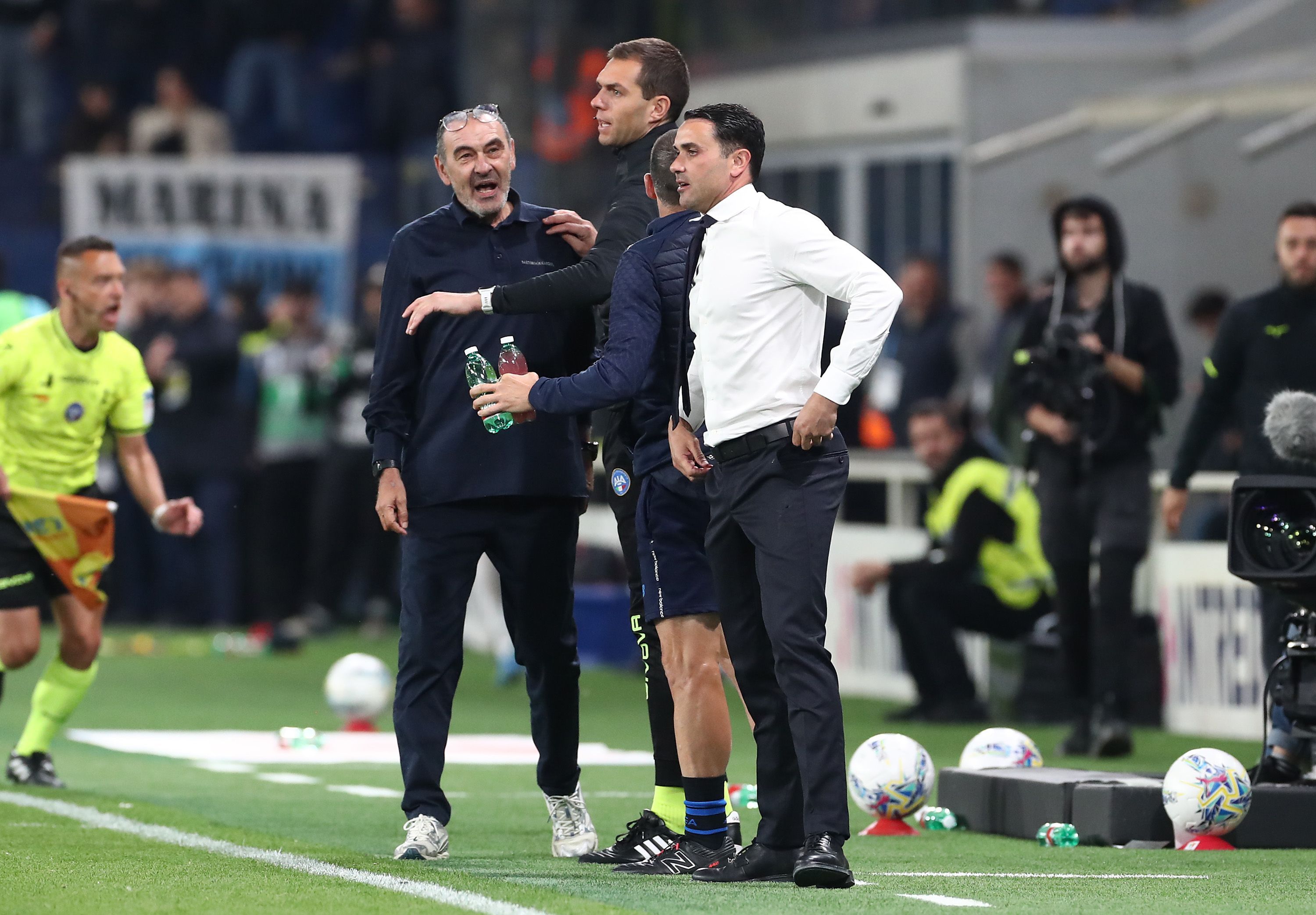Maurizio Sarri and Raffaele Palladino