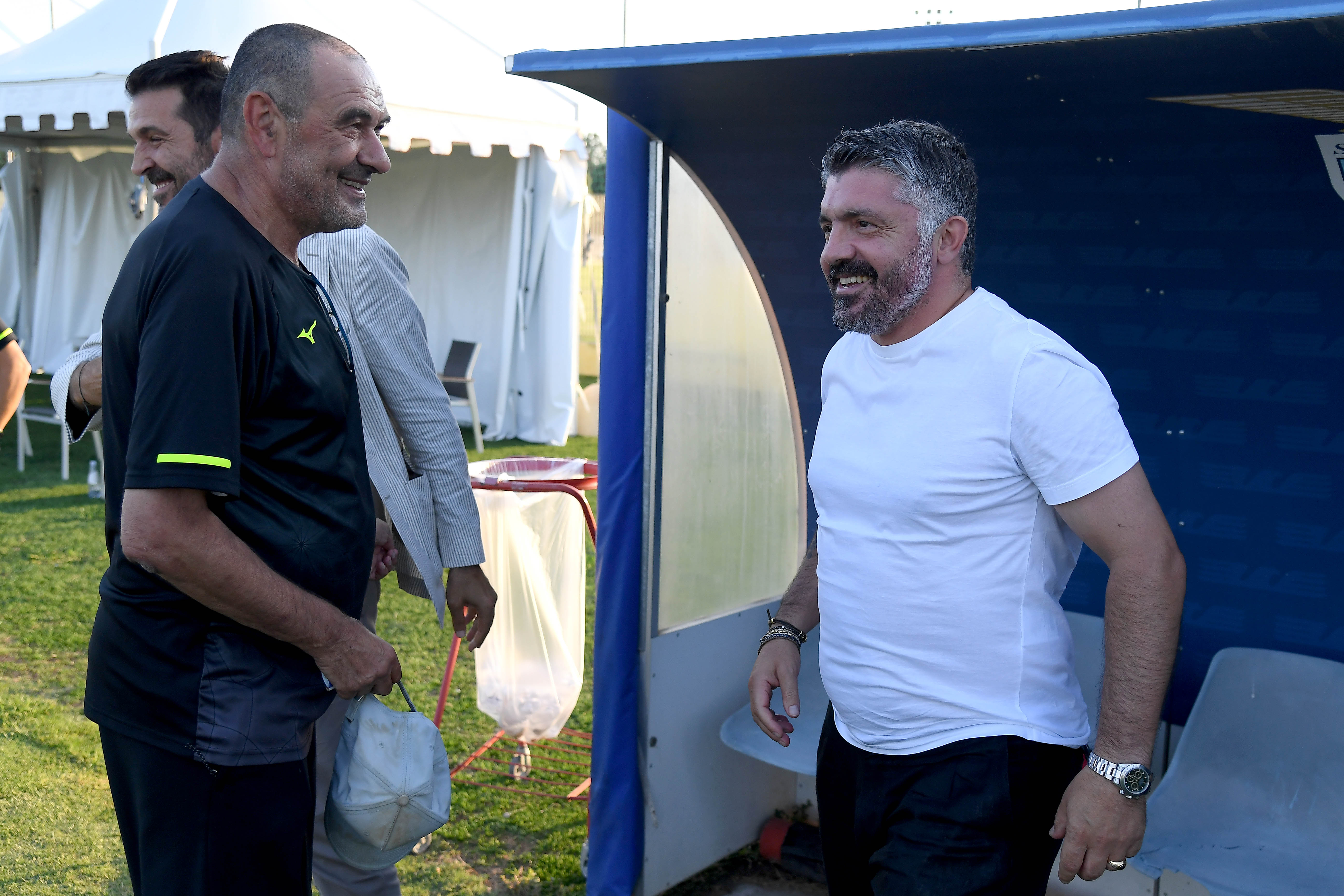 Maurizio Sarri and Gennaro Gattuso