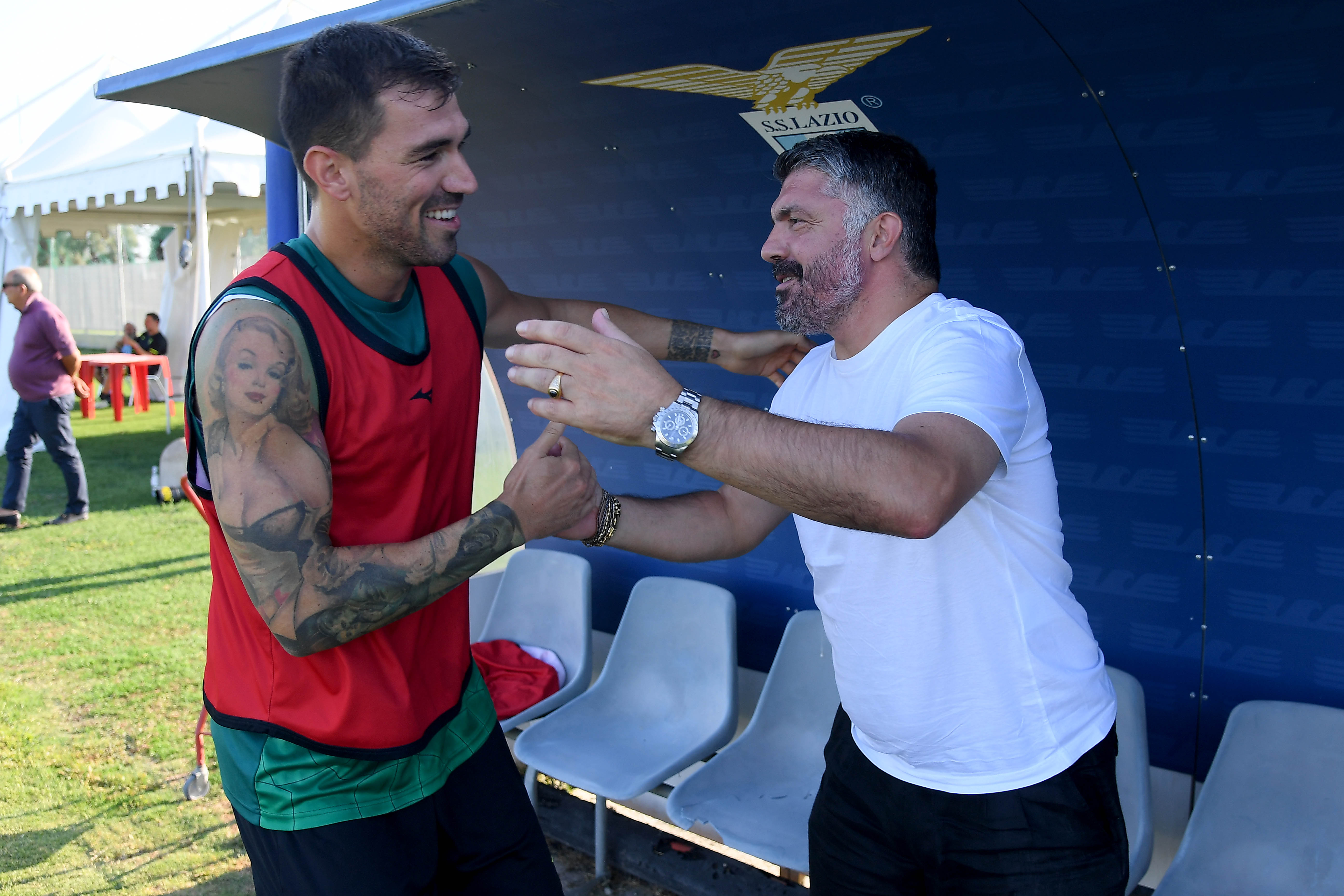 Gennaro Gattuso and Alessio Romagnoli