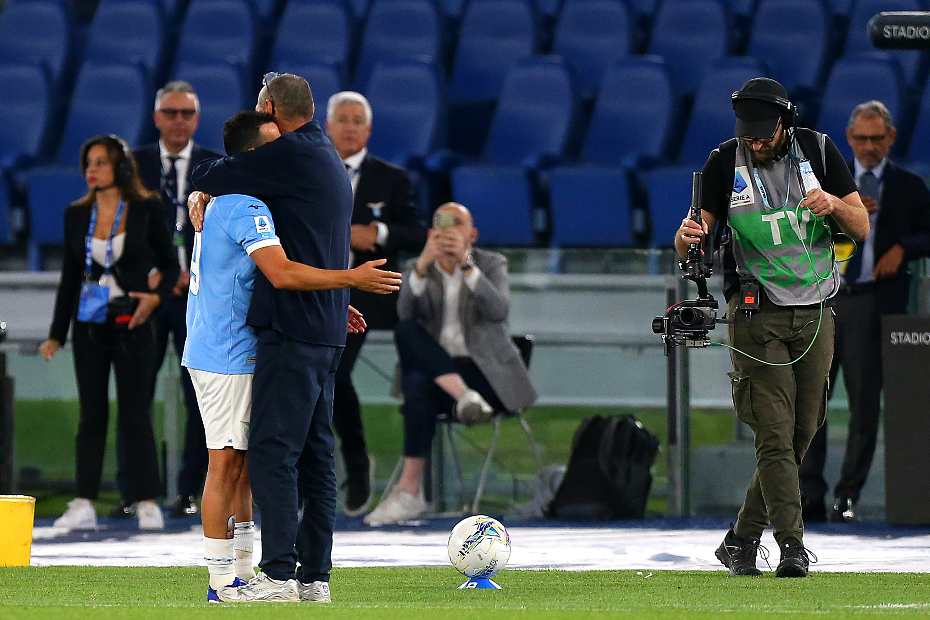 Pedro and Maurizio Sarri