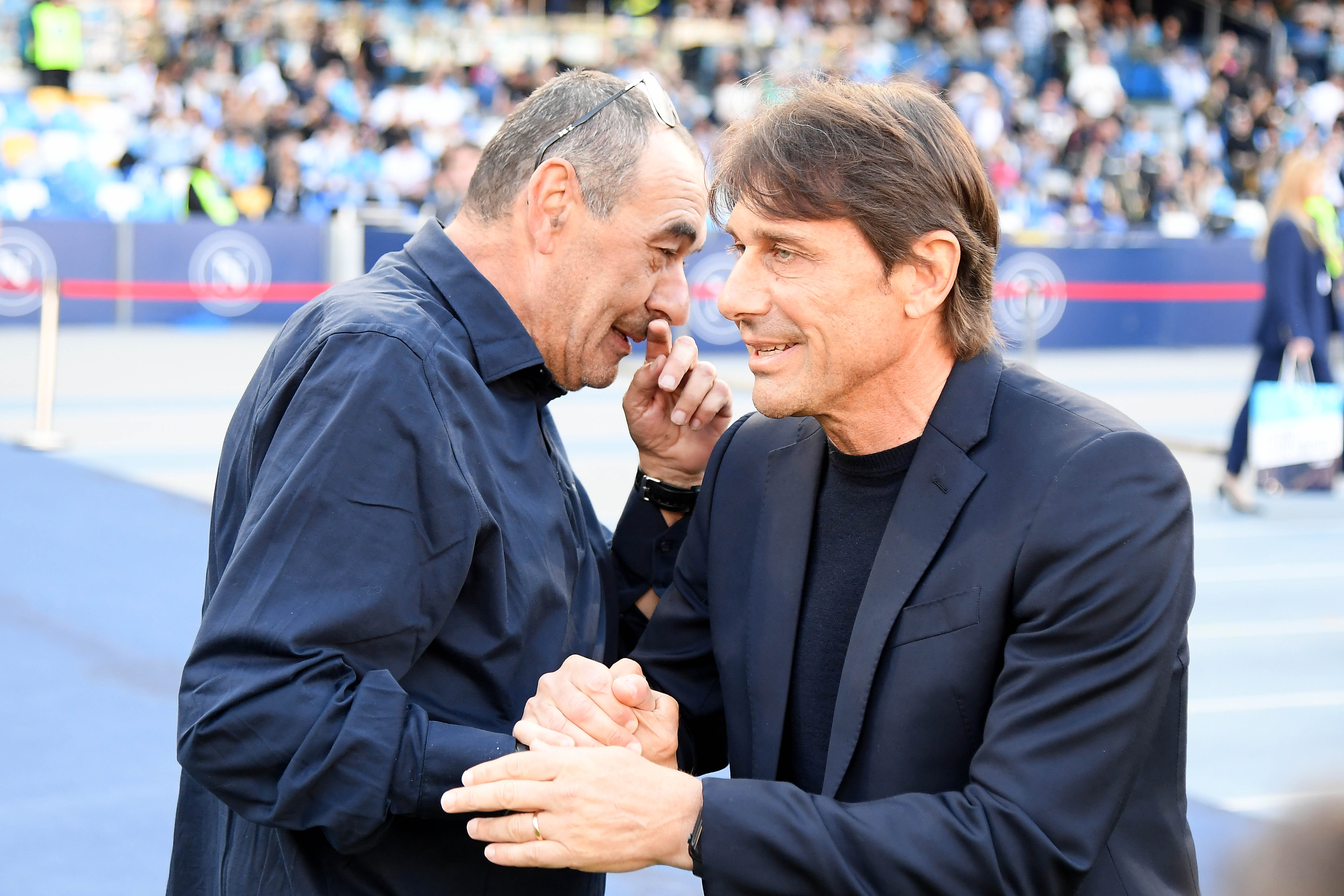 Antonio Conte and Maurizio Sarri