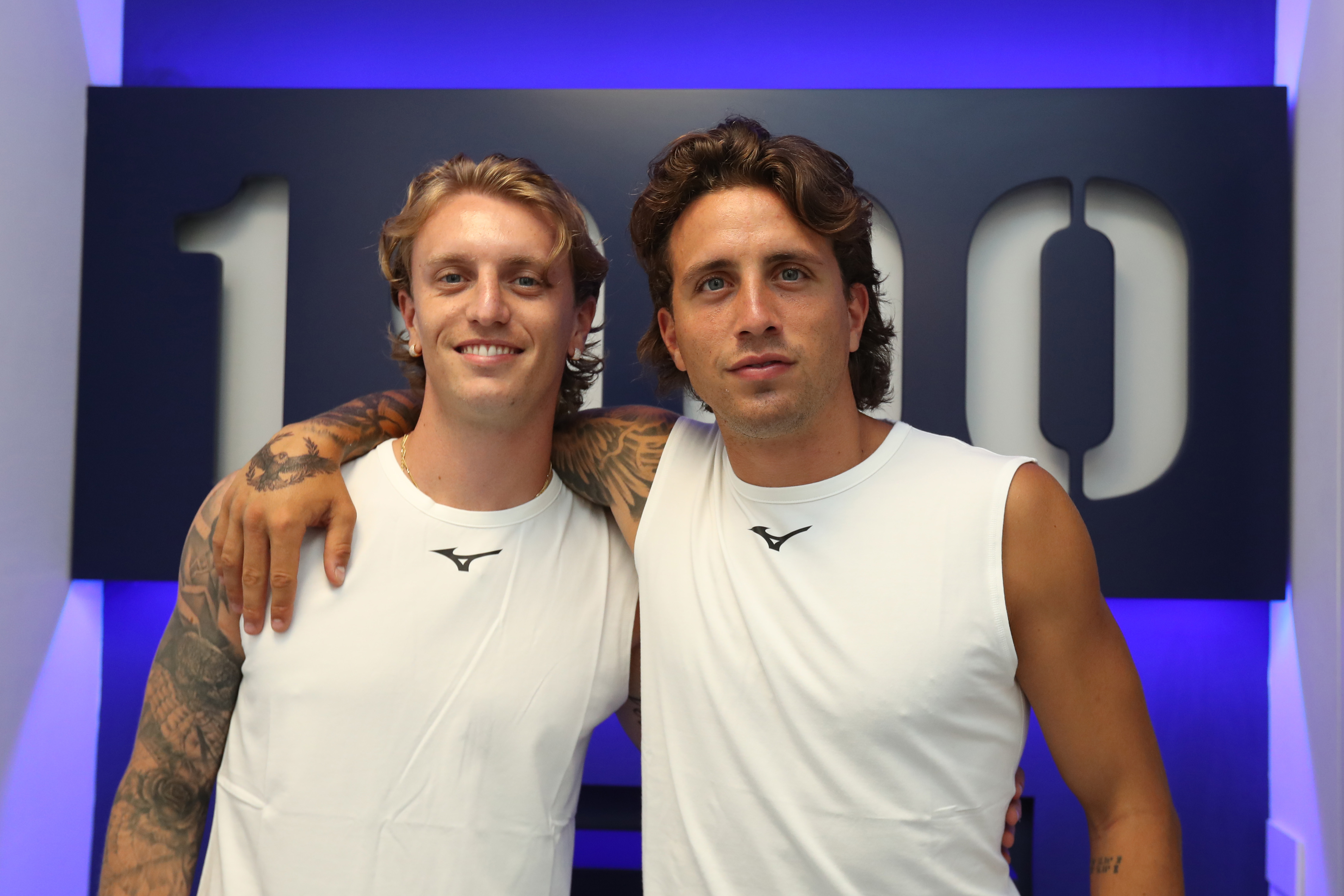 Nicolo Rovella and Luca Pellegrini