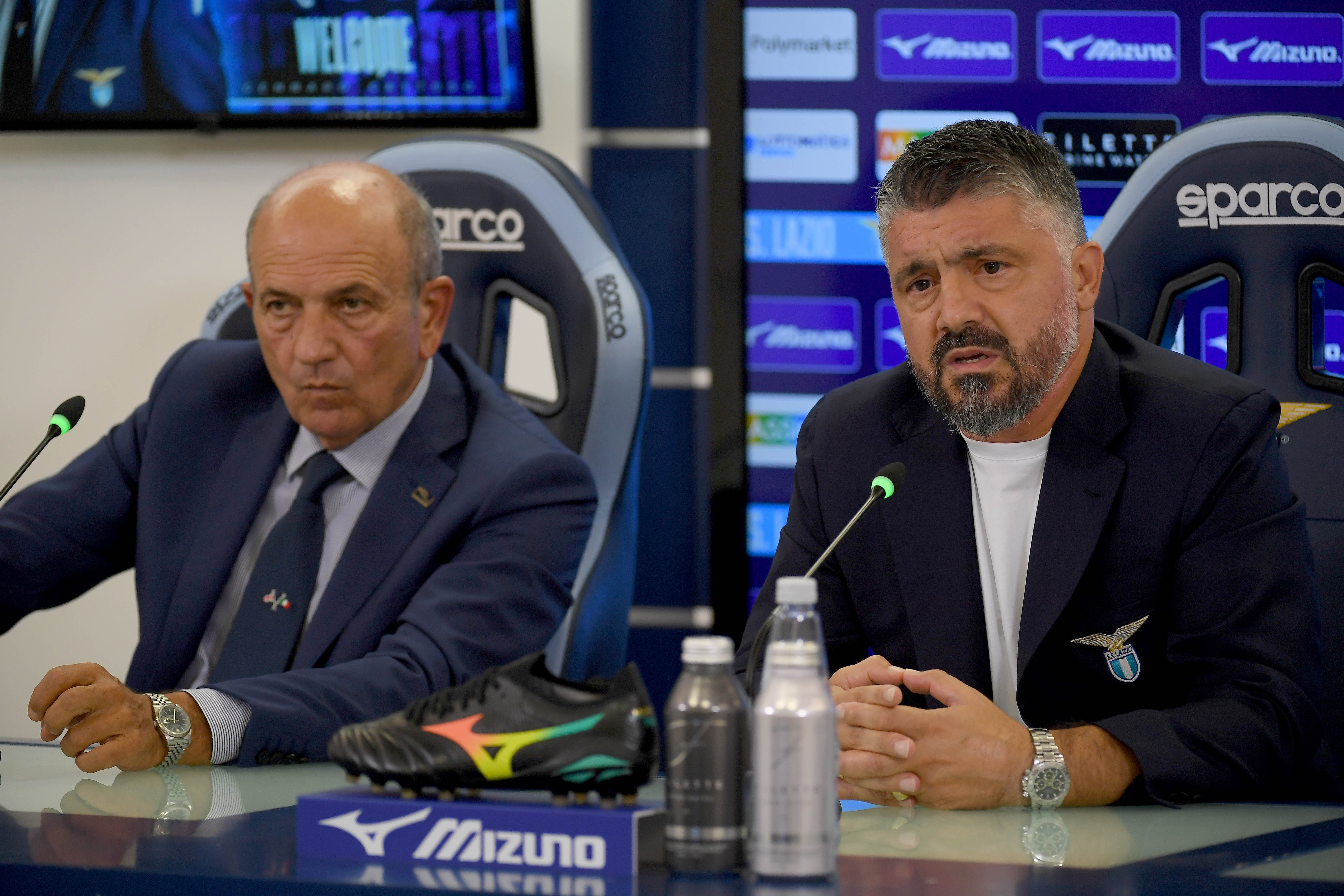 Gennaro Gattuso and Angelo Fabiani