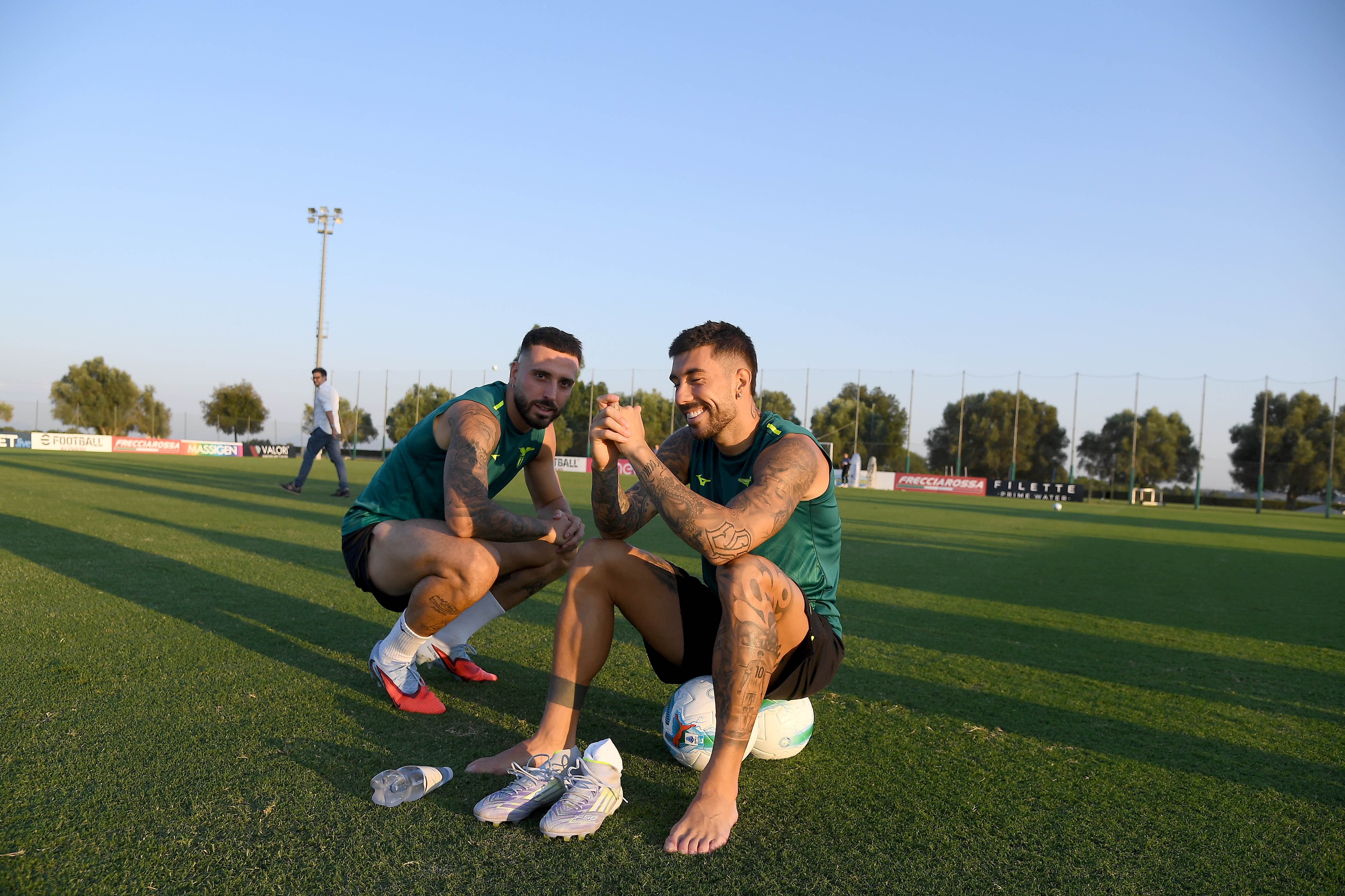 Mattia Zaccagni and Mario Gila