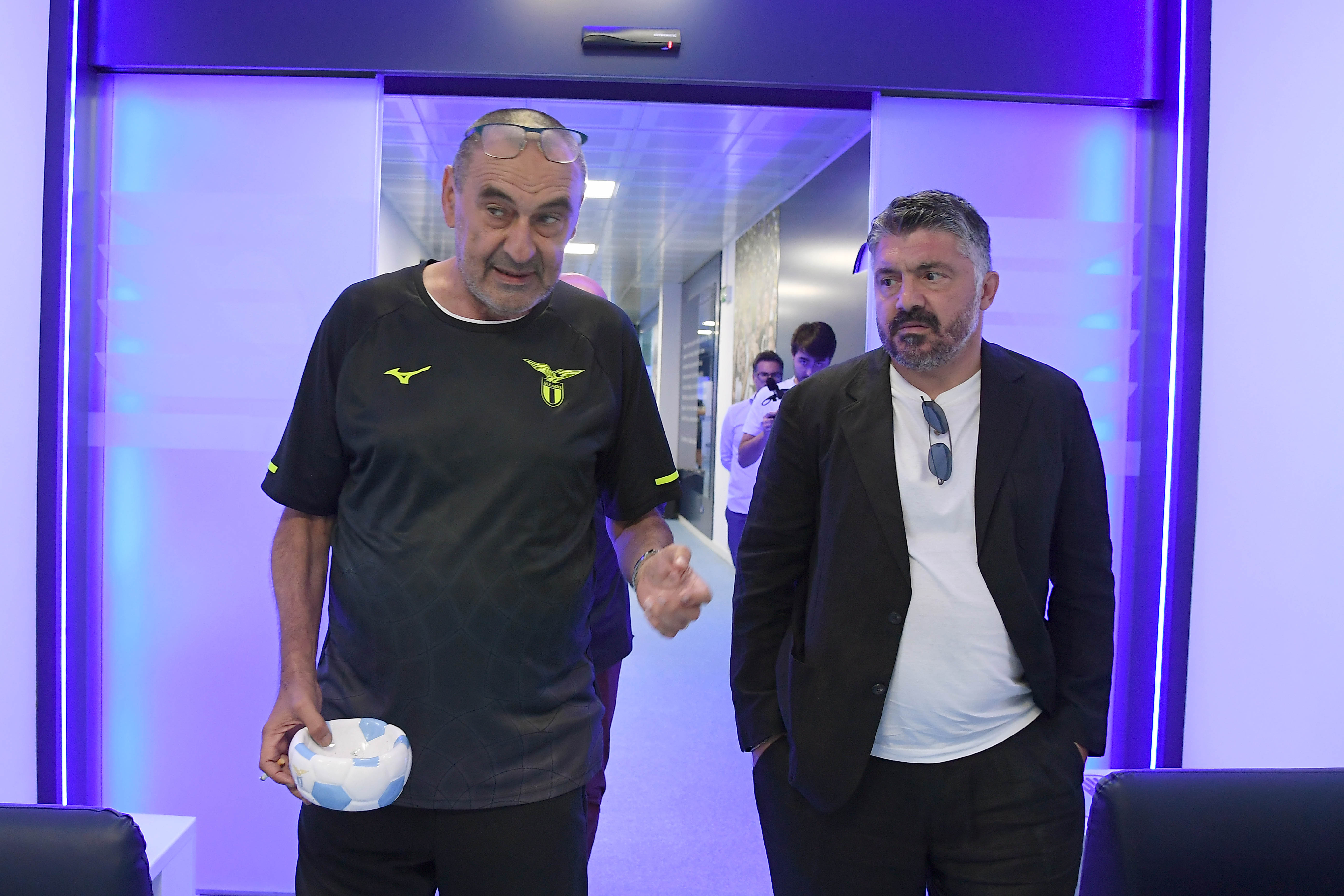 Maurizio Sarri and Gennaro Gattuso
