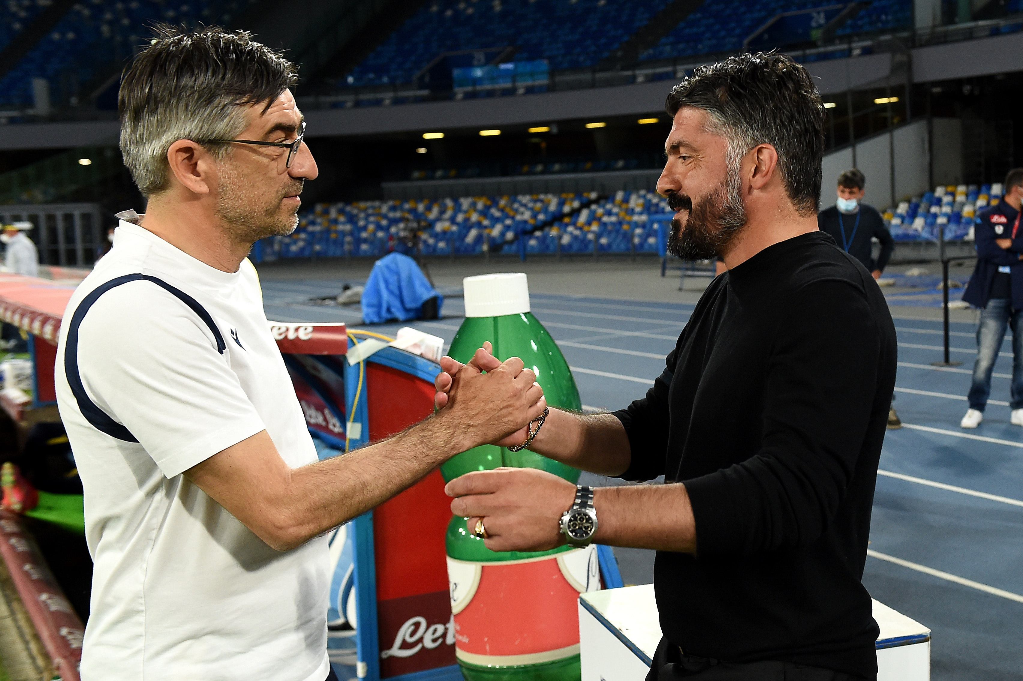 Ivan Juric and Gennaro Gattuso